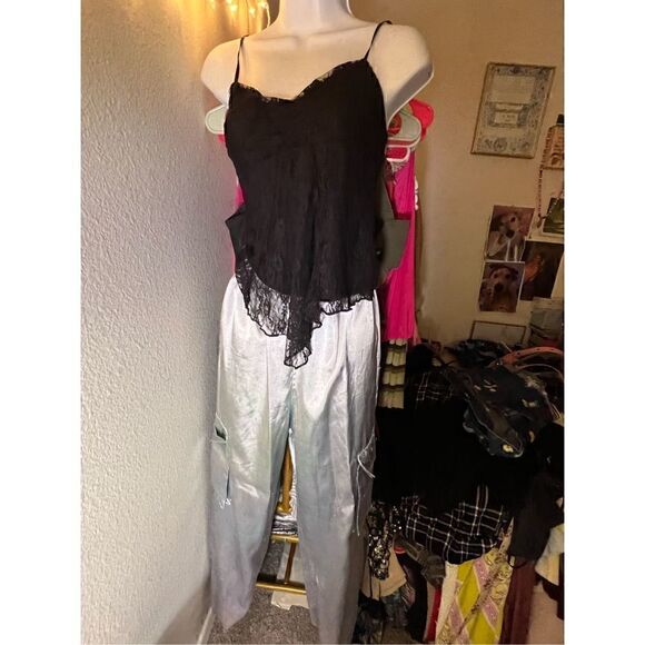 LF pants y2k vintage lace top - Picture 1 of 16